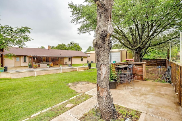7000 County Road 527, Burleson, TX 76028 - view of yard with a patio and an outdoor living space