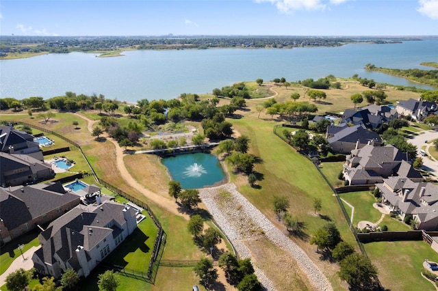 8325 Western, The Colony, TX 75056 - aerial perspective of suburban area with a nearby body of water