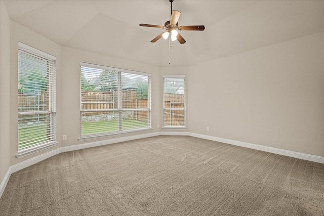 8325 Western, The Colony, TX 75056 - carpeted empty room with healthy amount of natural light, a ceiling fan, and baseboards