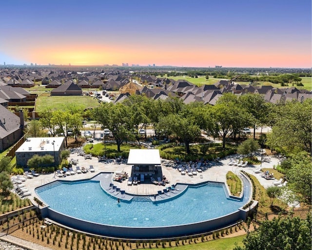 8325 Western, The Colony, TX 75056 - community pool featuring a residential view