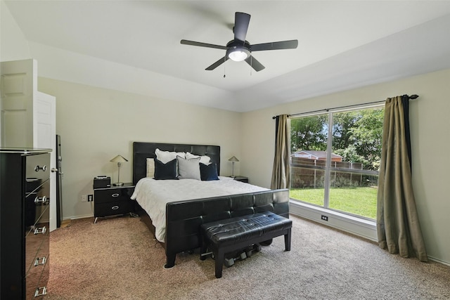 6008 Creekway Dr, Denton, TX 76226 - bedroom featuring carpet floors and a ceiling fan
