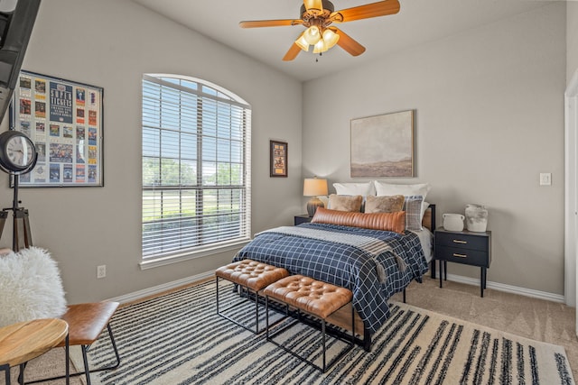 147 Rim Rock Rd, Aledo, TX 76008 - carpeted bedroom with baseboards and a ceiling fan