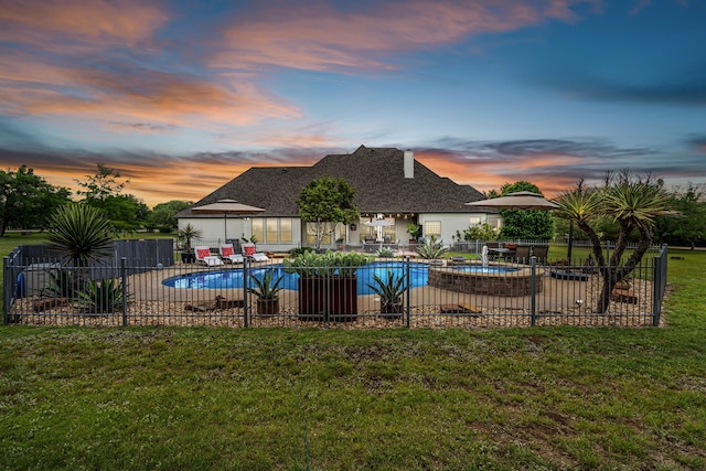 147 Rim Rock Rd, Aledo, TX 76008 - view of pool with a patio area