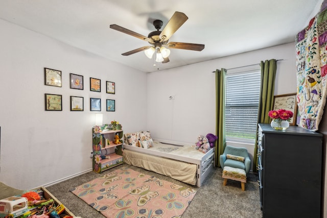 605 Preston Dr, Royse City, TX 75189 - carpeted bedroom with ceiling fan
