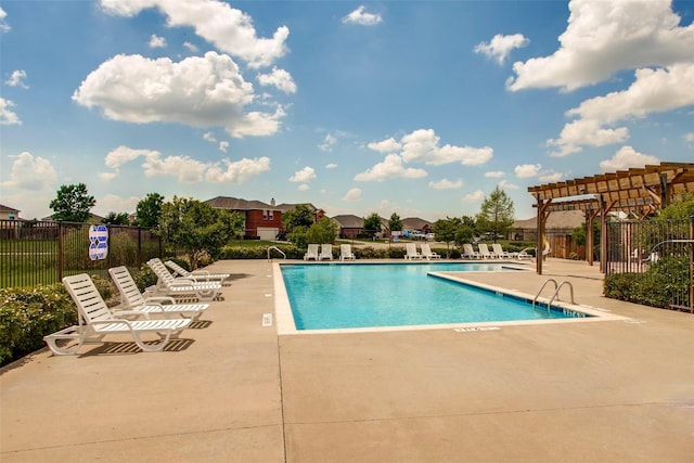 605 Preston Dr, Royse City, TX 75189 - community pool featuring a patio area and a pergola