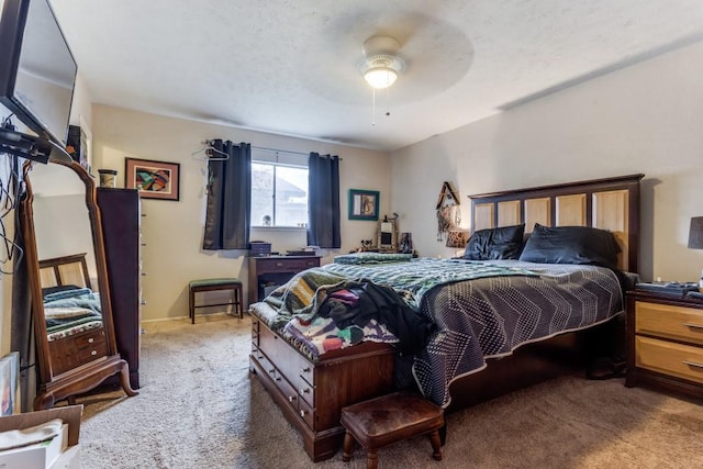 2818 Ashglen Dr, Garland, TX 75043 - bedroom featuring carpet floors and a ceiling fan