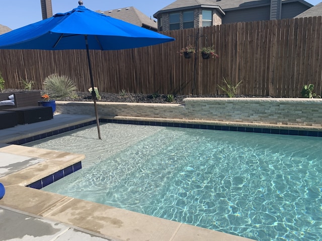 232 Cattlemans Trl, Saginaw, TX 76131 - view of swimming pool with a fenced backyard