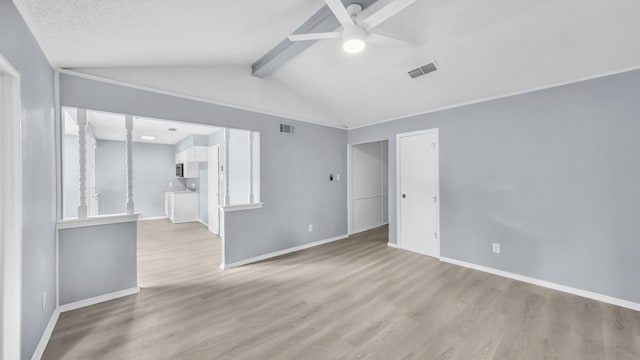 2017 Moline Dr, Haltom City, TX 76117 - spare room with ceiling fan, wood finished floors, and baseboards