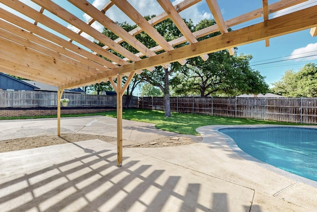 53 Devonshire Dr, Bedford, TX 76021 - view of swimming pool featuring a patio area and a pergola