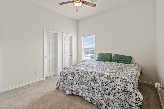 417 Burberry, Grand Prairie, TX 75052 - carpeted bedroom with baseboards and a ceiling fan