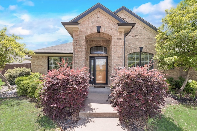 1527 Pleasant Run, Allen, TX 75002 - entrance to property with brick siding and fence