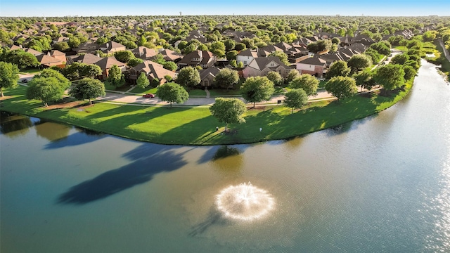 1527 Pleasant Run, Allen, TX 75002 - aerial perspective of suburban area with a nearby body of water