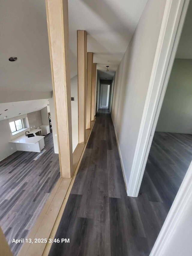 202 Sunset Dr, Glenn Heights, TX 75154 - hall featuring wood finished floors and baseboards