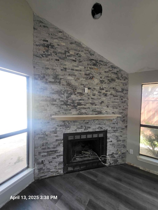 202 Sunset Dr, Glenn Heights, TX 75154 - detailed view of a fireplace and wood finished floors