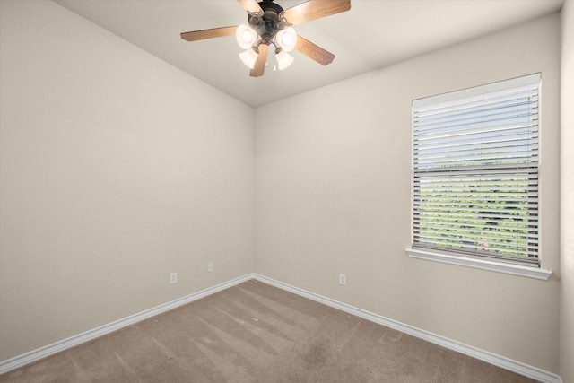 908 Glenn Crossett St, Arlington, TX 76010 - unfurnished room with baseboards, ceiling fan, and carpet