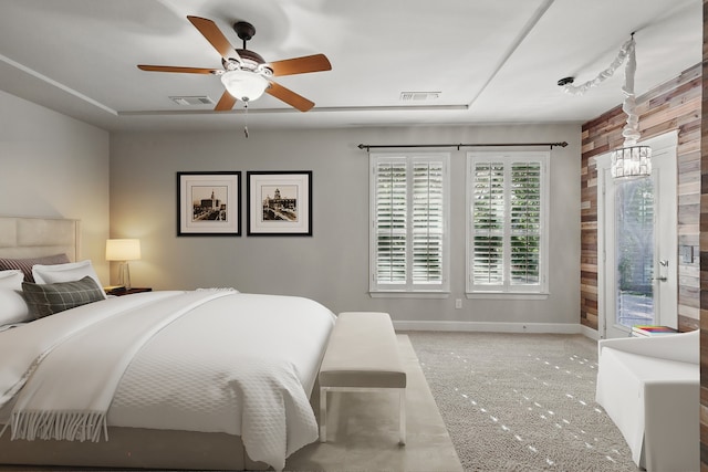 1309 Constitution Dr, Mckinney, TX 75071 - bedroom with baseboards and a ceiling fan
