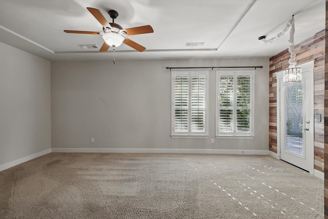 1309 Constitution Dr, Mckinney, TX 75071 - unfurnished room featuring carpet flooring, baseboards, and a ceiling fan