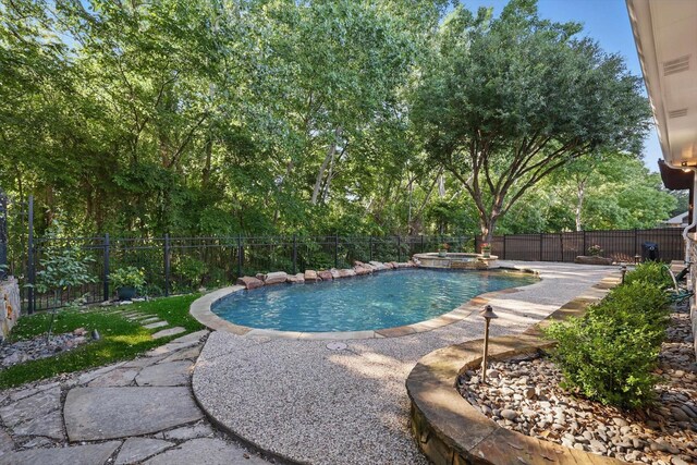 1309 Constitution Dr, Mckinney, TX 75071 - view of swimming pool featuring a fenced backyard