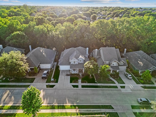 1309 Constitution Dr, Mckinney, TX 75071 - aerial perspective of suburban area featuring a forest