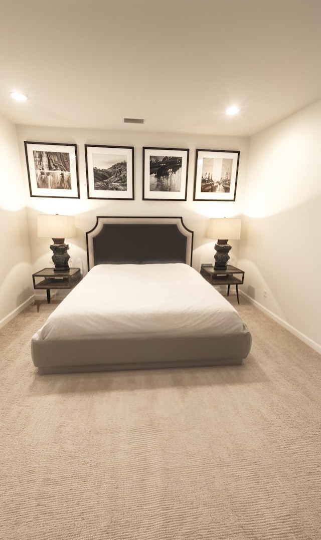 1709 Pamela Ln, Fort Worth, TX 76112 - carpeted bedroom with baseboards and recessed lighting