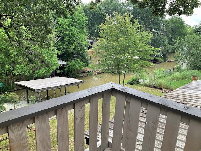118 Ricky Rd, Gun Barrel City, TX 75156 - deck featuring a water view