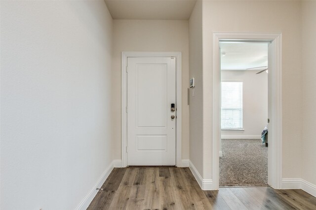 7332 Carnation St, Little Elm, TX 76227 - corridor featuring wood finished floors and baseboards