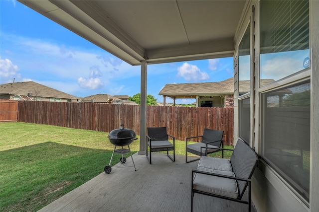 411 Skipper Ln, Azle, TX 76020 - view of patio featuring grilling area