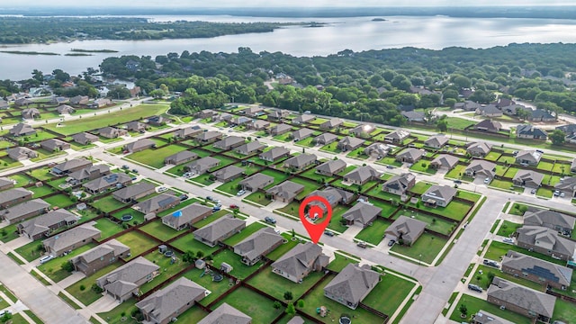 411 Skipper Ln, Azle, TX 76020 - aerial overview of property's location featuring a nearby body of water and nearby suburban area