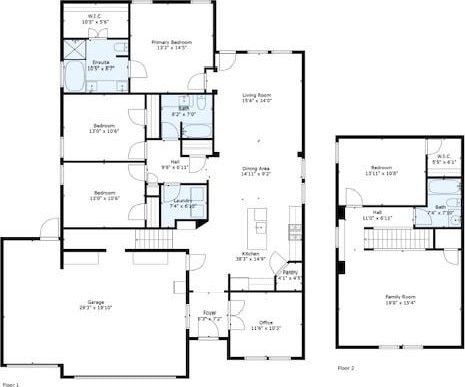 411 Skipper Ln, Azle, TX 76020 - room layout
