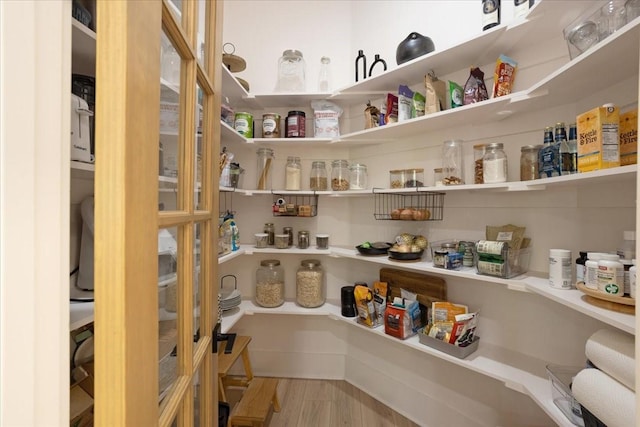 view of pantry
