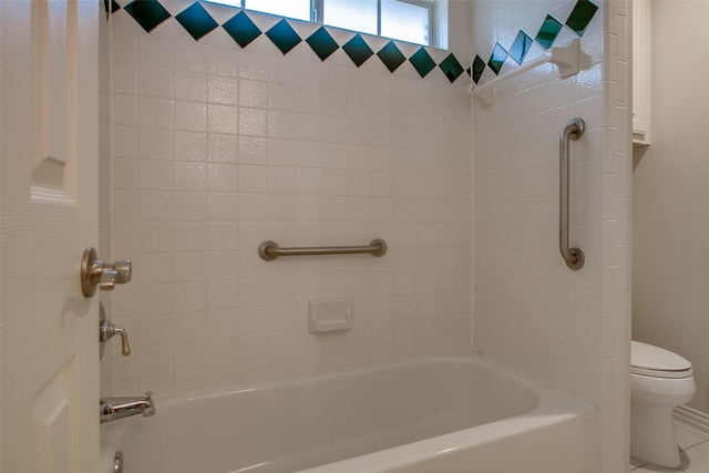 6513 Crawley Dr, Plano, TX 75093 - bathroom with toilet and tub / shower combination