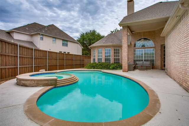 6513 Crawley Dr, Plano, TX 75093 - view of patio / terrace with outdoor lounge area