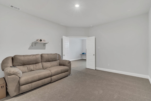 4533 Wilbarger St, Plano, TX 75024 - living area with carpet floors, baseboards, and recessed lighting