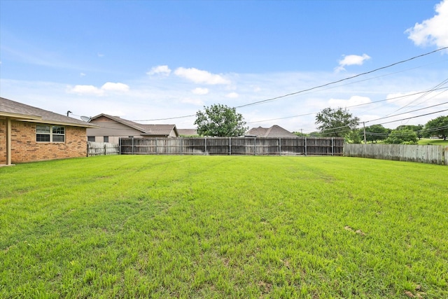 view of yard