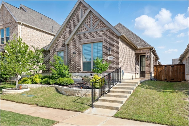 8529 Melrose, The Colony, TX 75056 - view of front facade with brick siding