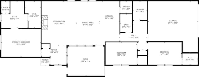 8529 Melrose, The Colony, TX 75056 - room layout