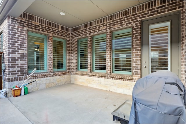 8529 Melrose, The Colony, TX 75056 - view of patio / terrace with grilling area