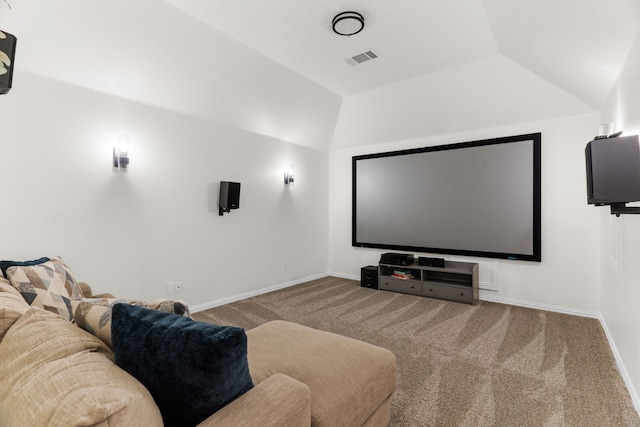 700 Renault Way, Mckinney, TX 75071 - home theater with lofted ceiling, carpet flooring, and baseboards