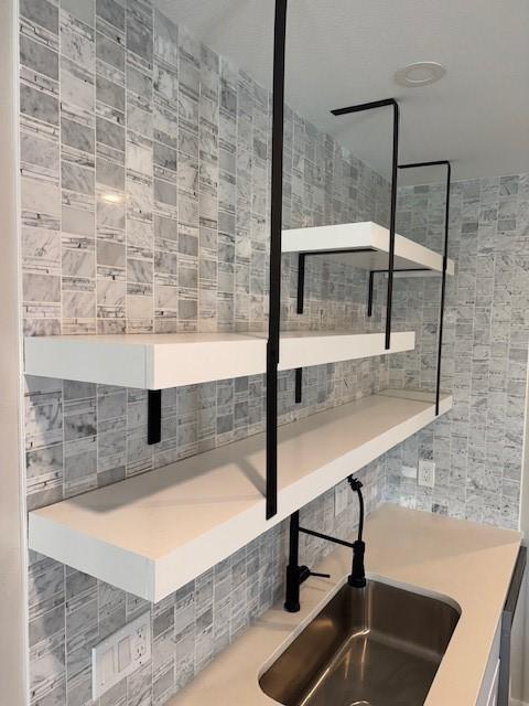 detailed view of backsplash