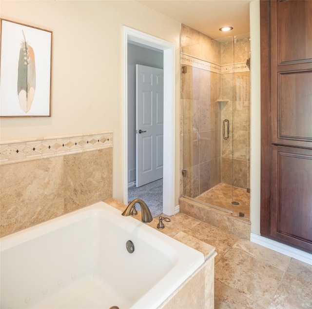 102 Camino Real W, Wylie, TX 75098 - bathroom featuring a bath and a stall shower