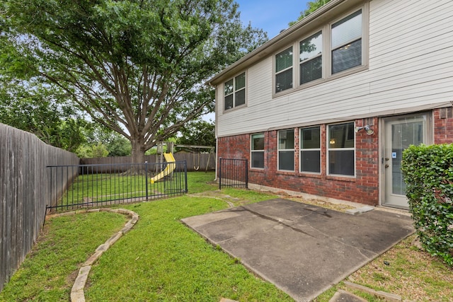 3516 Napolean Ct, Plano, TX 75023 - view of yard with a patio area and a playground