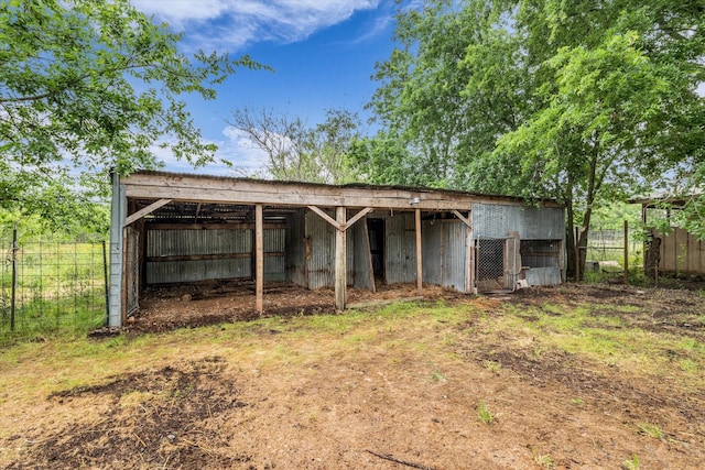 3601 Orchard Ln, Waco, TX 76705 - view of outbuilding with a carport