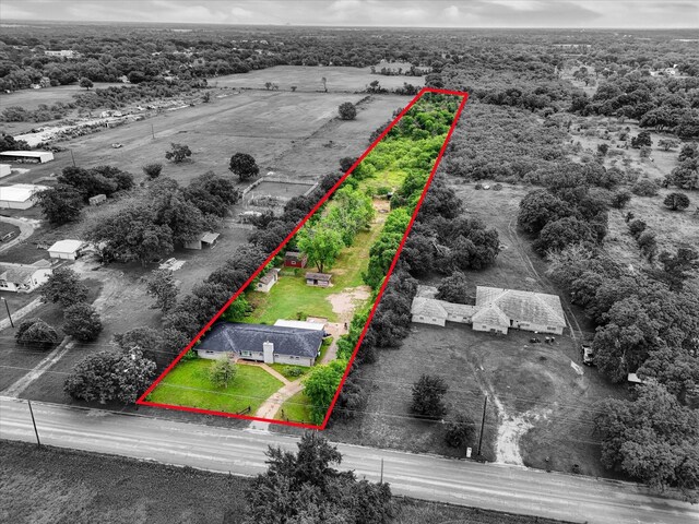 3601 Orchard Ln, Waco, TX 76705 - aerial view of property's location with property boundaries highlighted