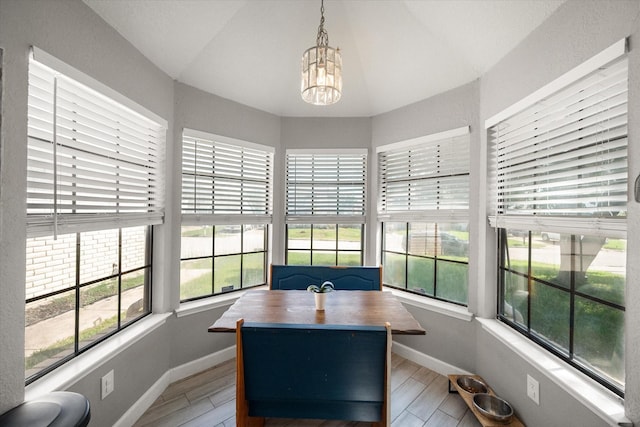 4677 Bracken Dr, Fort Worth, TX 76137 - sunroom featuring healthy amount of natural light and a chandelier
