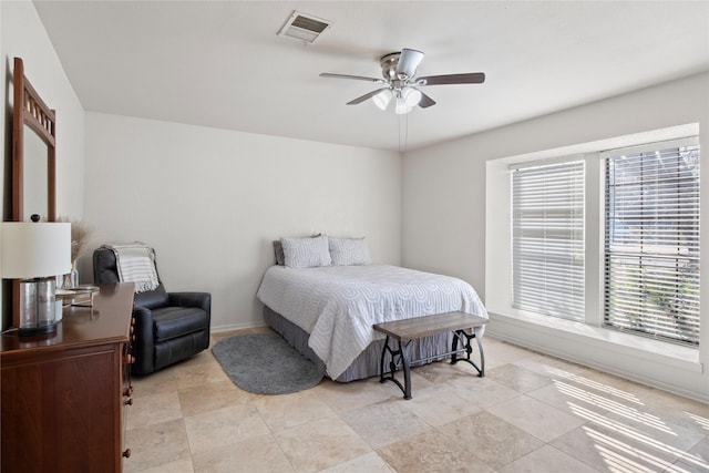 1008 Hemlock Ct, Coppell, TX 75019 - bedroom with baseboards and a ceiling fan