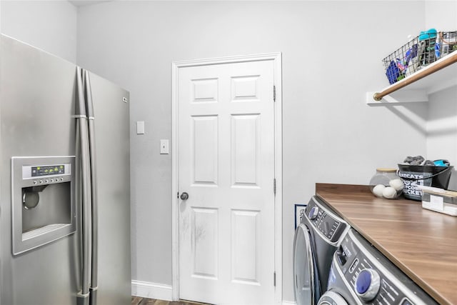 2812 Arabian Ln, Celina, TX 75009 - clothes washing area featuring washer and clothes dryer