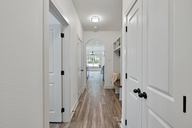 164 Vz County Road 2433, Canton, TX 75103 - hallway featuring wood finished floors and baseboards