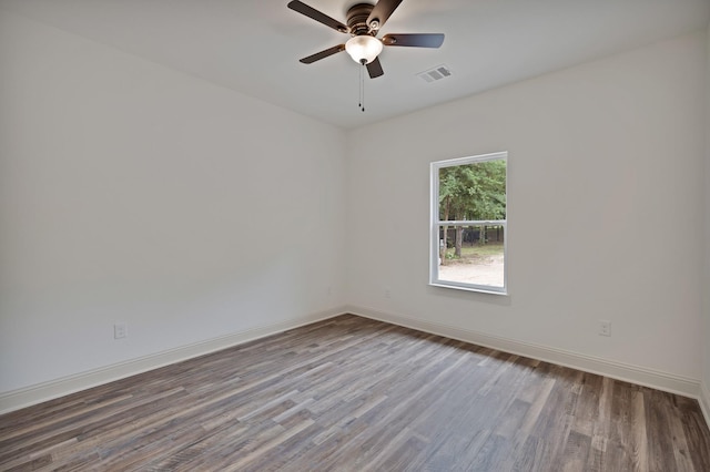 164 Vz County Road 2433, Canton, TX 75103 - unfurnished room featuring wood finished floors, baseboards, and ceiling fan