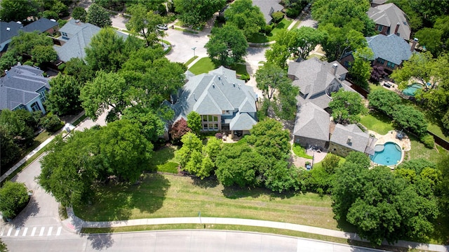 1900 Pembroke Ln, Mckinney, TX 75072 - aerial perspective of suburban area featuring a pool