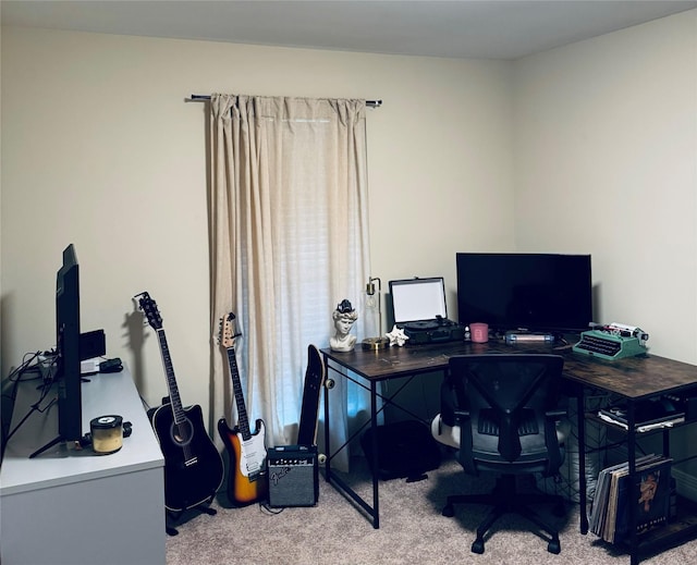 10159 English Oaks Dr, Keithville, LA 71047 - office with carpet floors